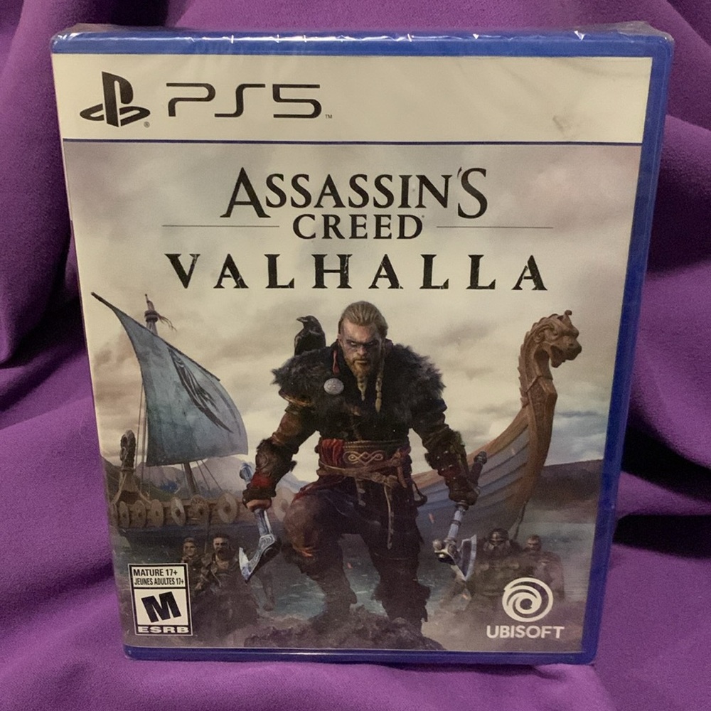 New and sealed PS5 Assassin’s Creed Valhalla video game